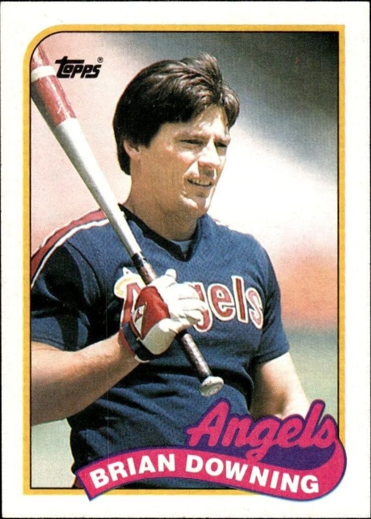 1989 Topps Brian Downing #17 trading card