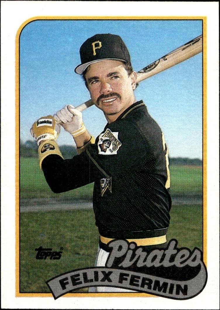 1989 Topps Felix Fermin #303 trading card