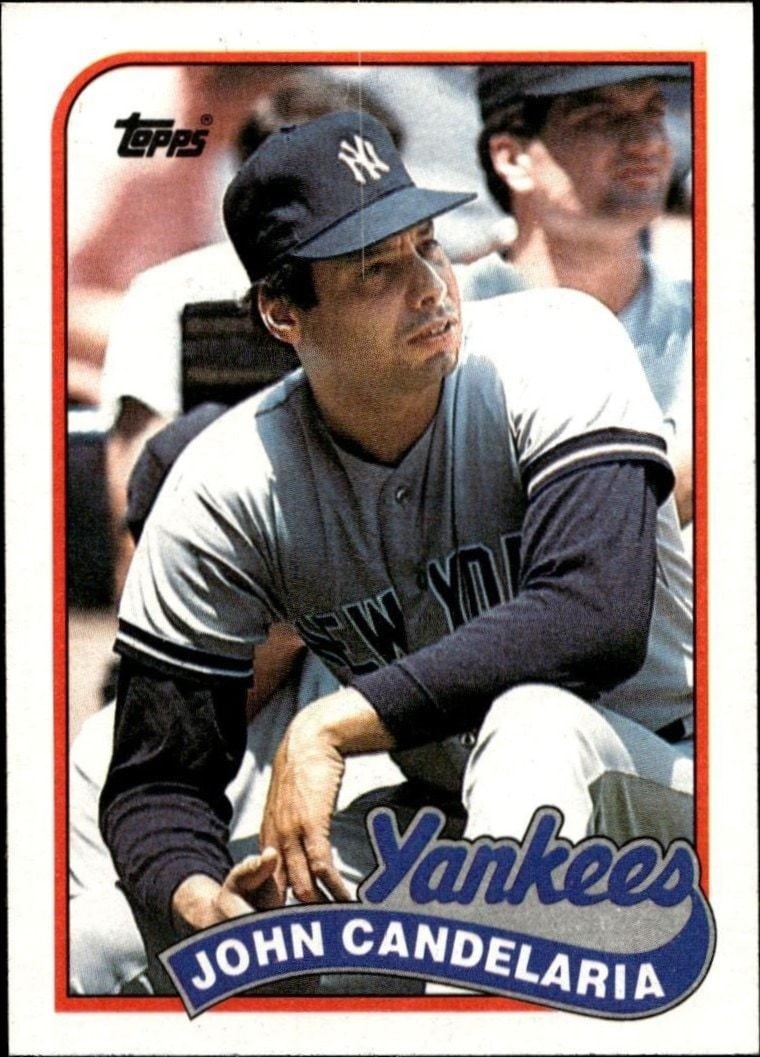 John Candelaria 1989 Topps #285 Baseball Trading Card - Front 1989 Topps John Candelaria #285 baseball trading card front