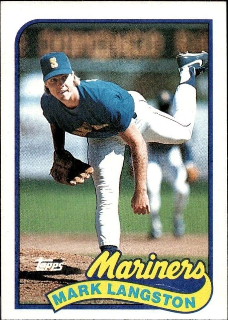 1989 Topps Mark Langston #355 trading card