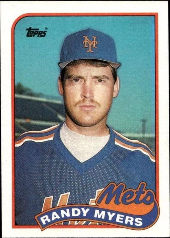 1989 Topps Randy Myers #610 trading card