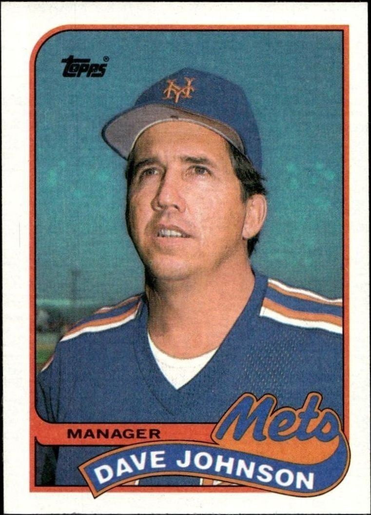 1989 Topps Dave Johnson #684 baseball trading card front