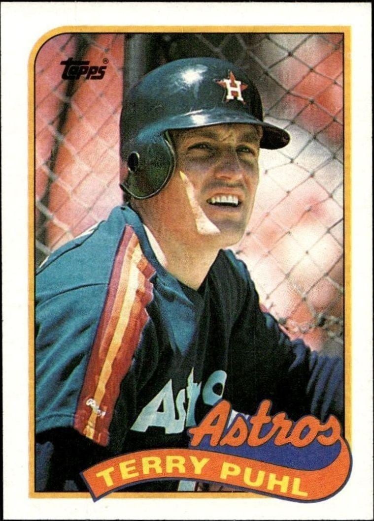 1989 Topps Terry Puhl #119 trading card