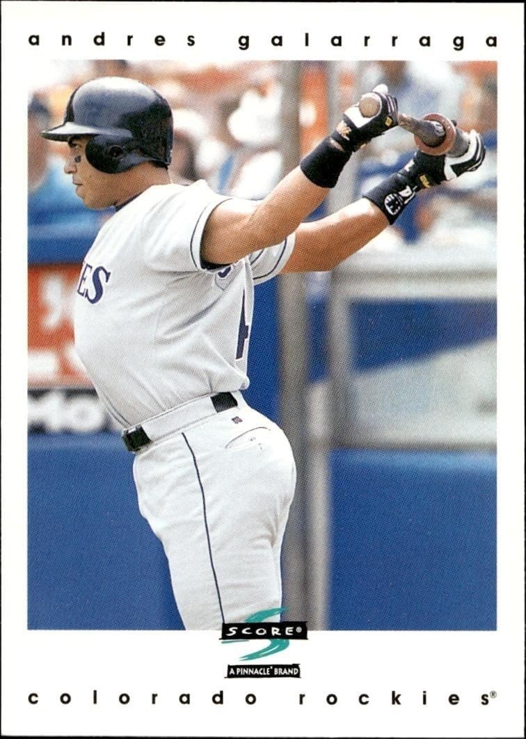 1997 Score Andres Galarraga #155 trading card