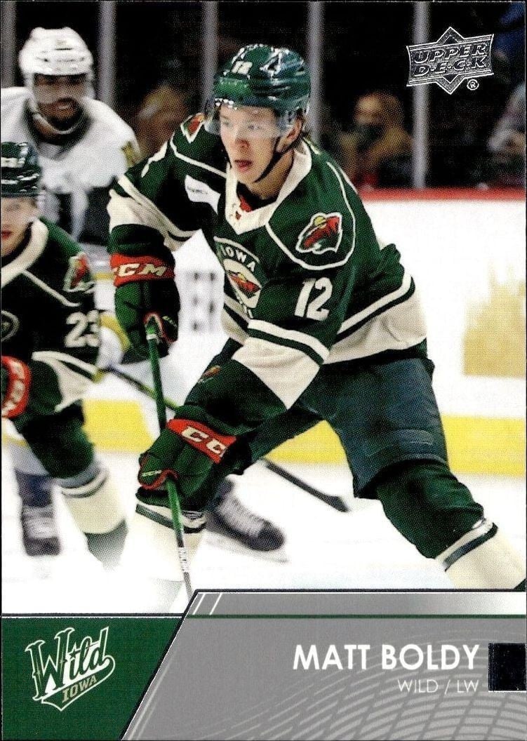 2021-22 Upper-Deck AHL Matt Boldy #3 trading card
