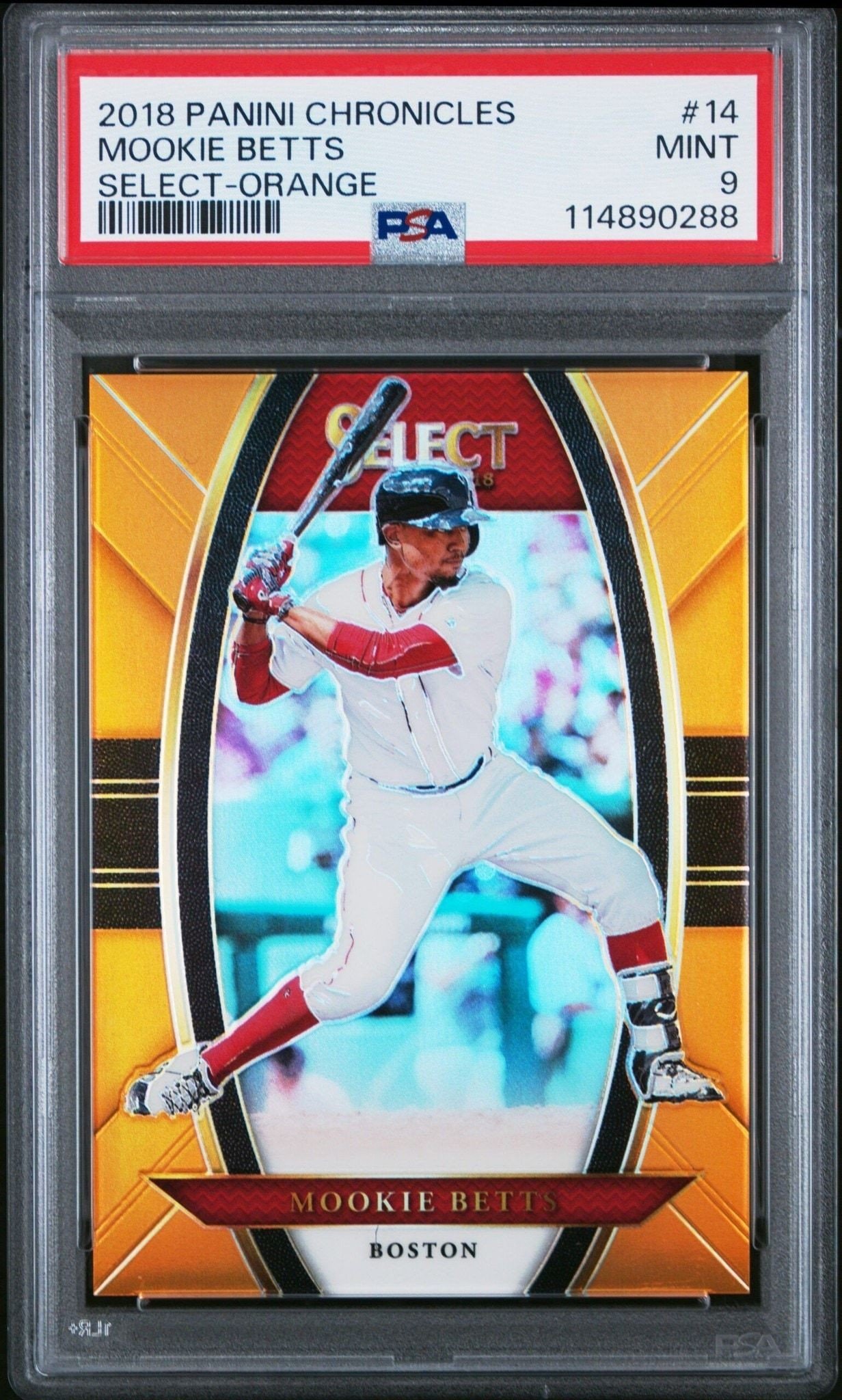 2018 Panini Chronicles Select Mookie Betts #14 trading card