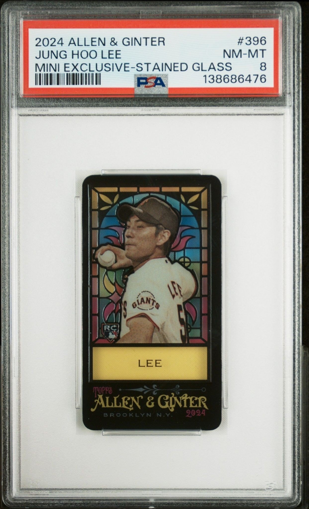 2024 Topps Allen & Ginter Jung Hoo Lee #396 baseball trading card front