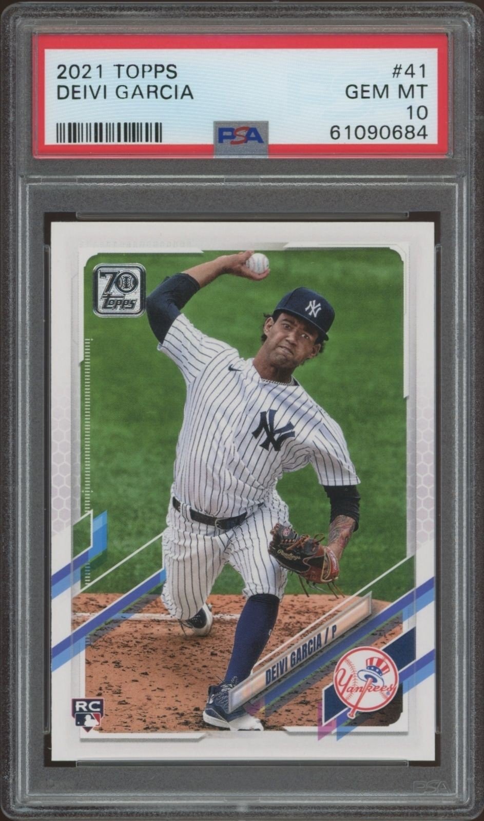 2021 Topps Series 1 Deivi Garcia #41 trading card