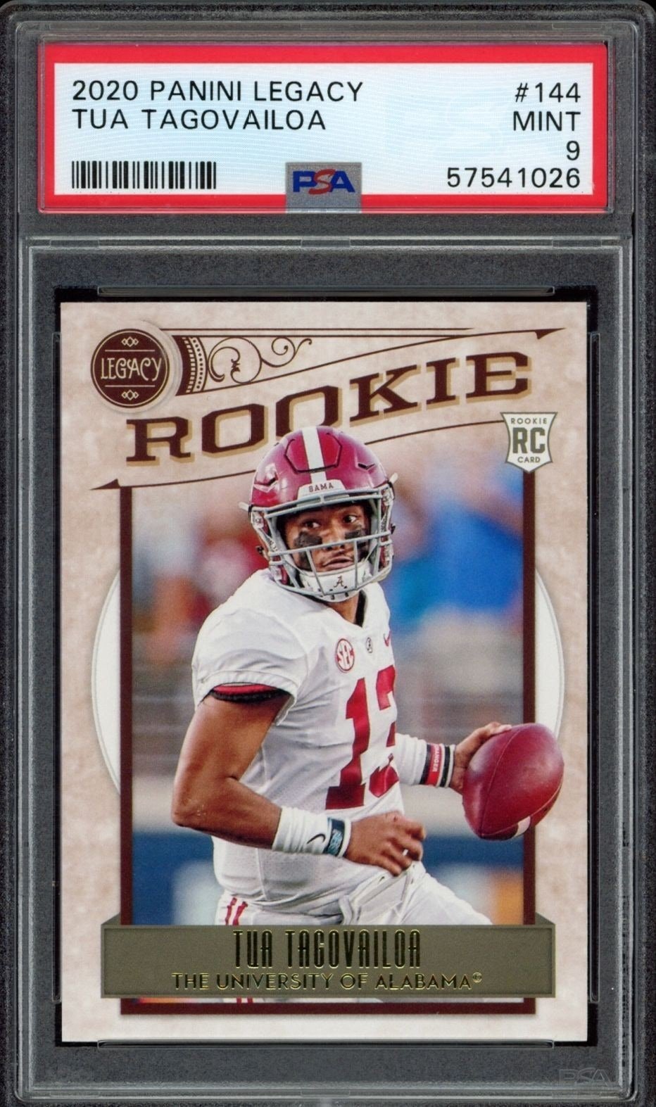 2020 Panini Legacy Tua Tagovailoa #144 football trading card front