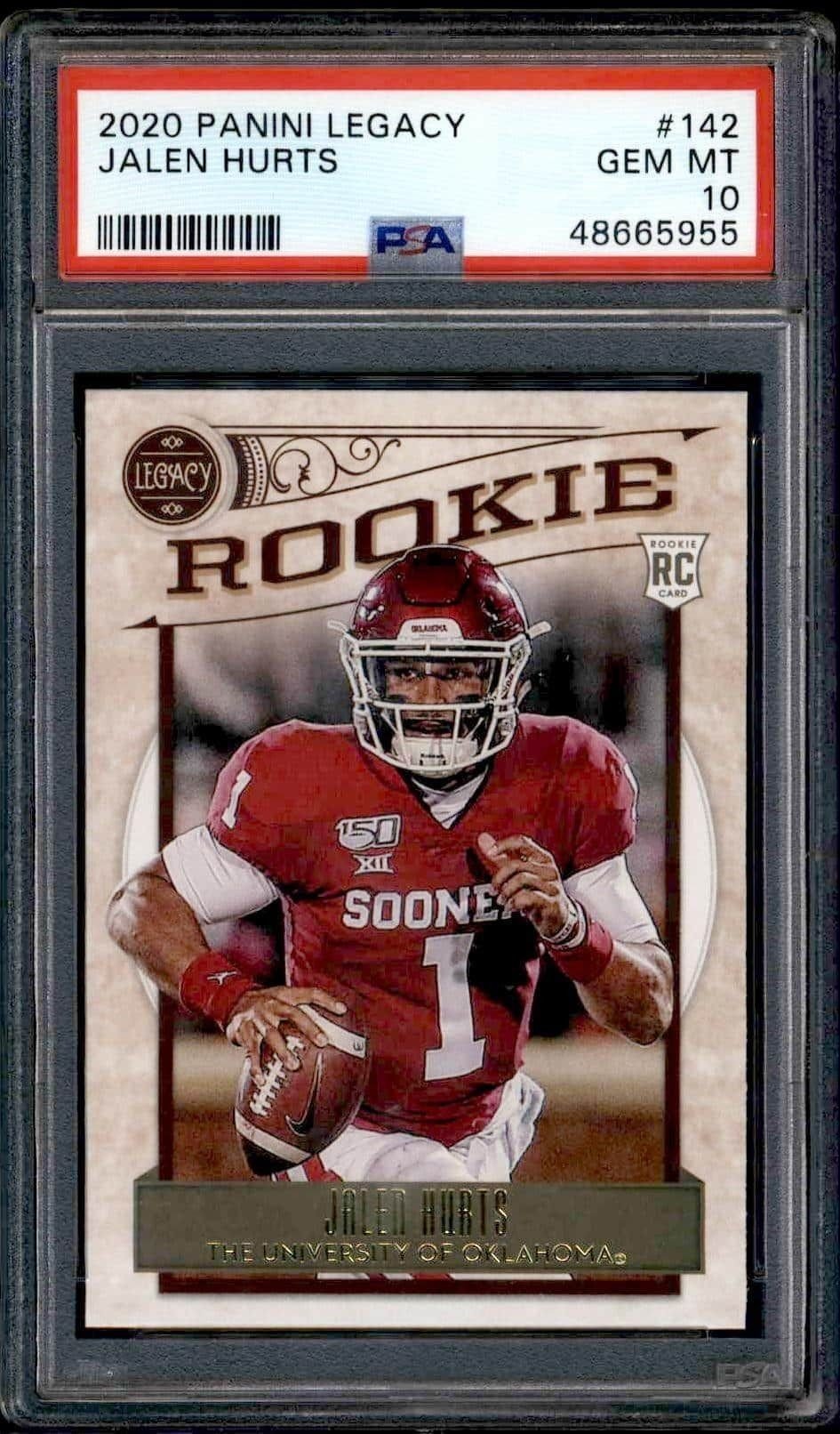 2020 Panini Legacy Jalen Hurts #142 trading card