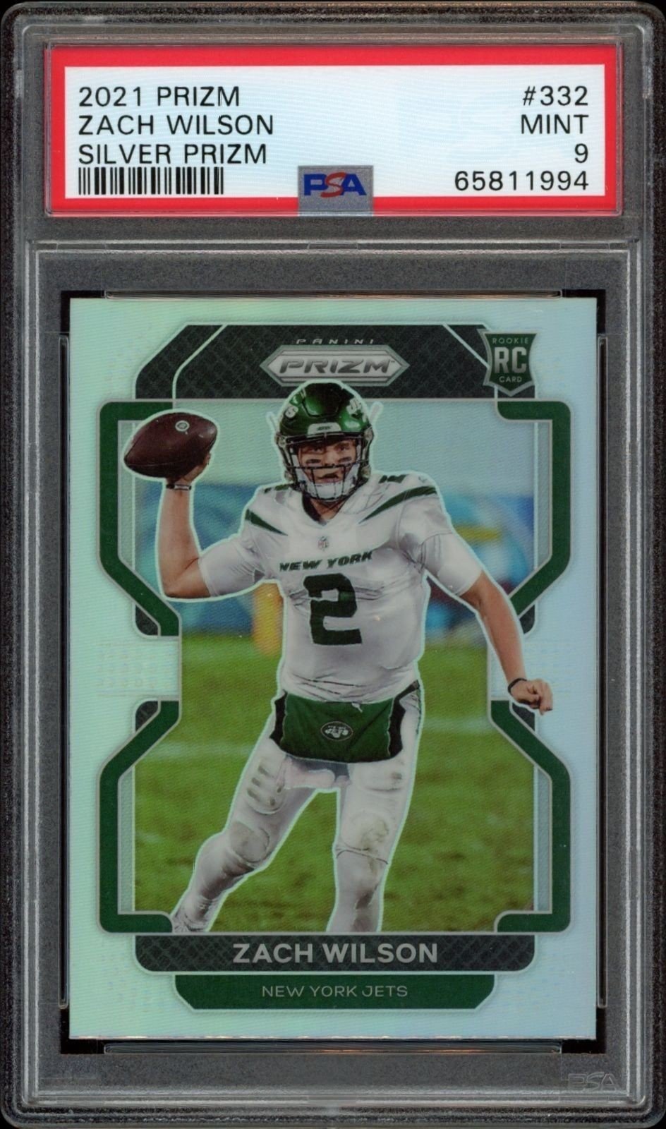 2021 Panini Zach Wilson #332 trading card