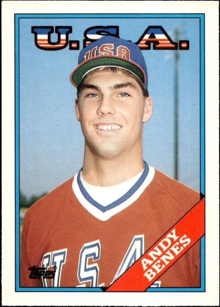 1988 Topps Traded Andy Benes #14T trading card