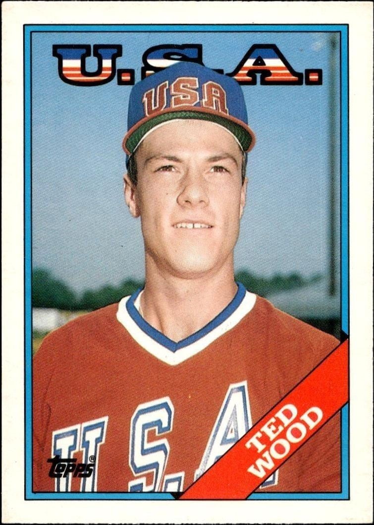1988 Topps Traded Ted Wood #130T trading card