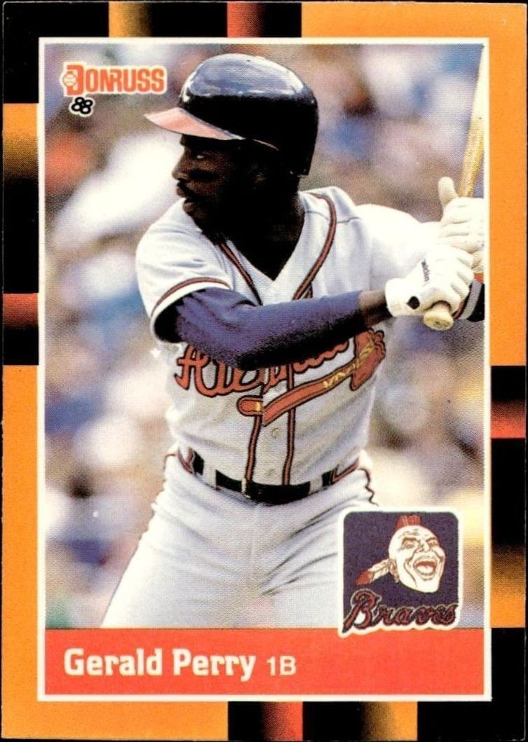 1988 Donruss Baseball's Best Gerald Perry #58 baseball trading card front
