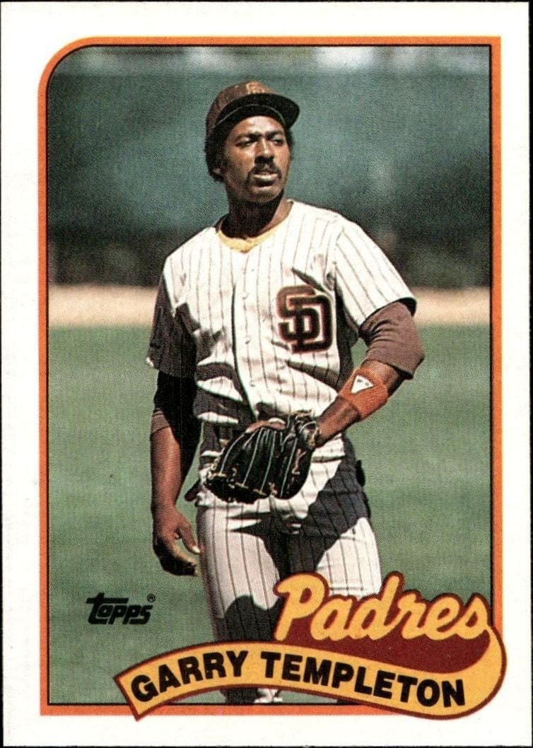 1989 Topps Garry Templeton #121 trading card