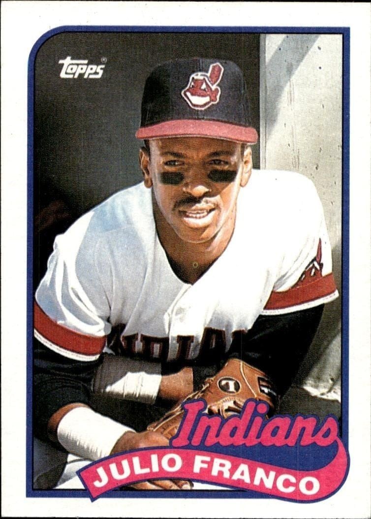 1989 Topps Julio Franco #55 trading card