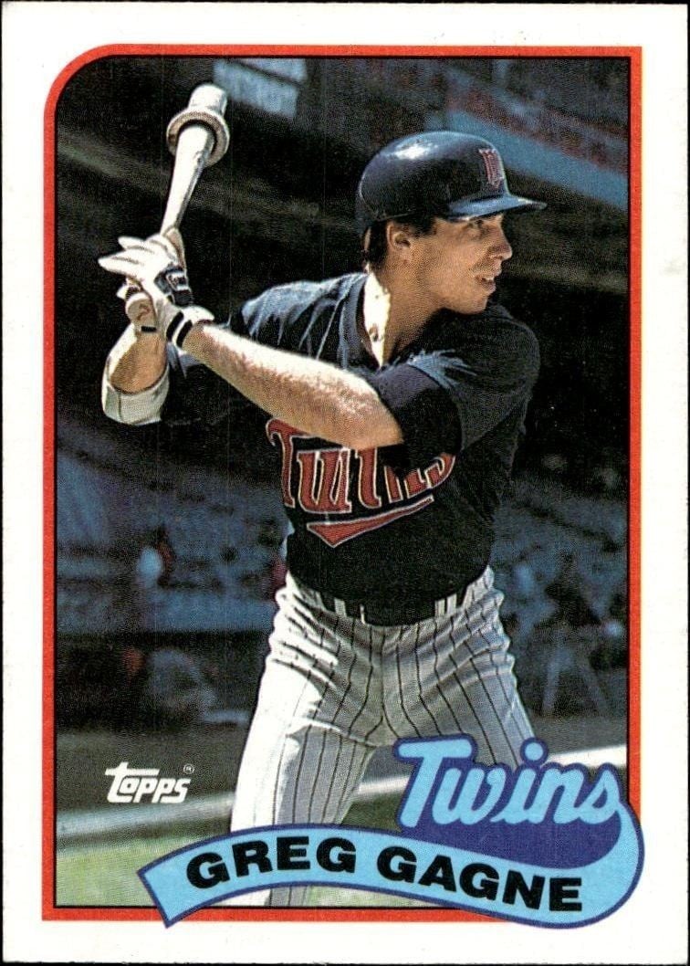 1989 Topps Greg Gagne #19 trading card