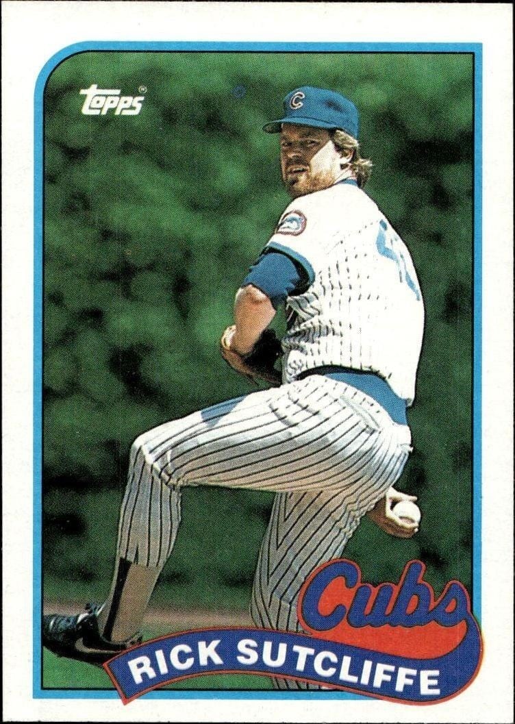 1989 Topps Rick Sutcliffe #520 trading card