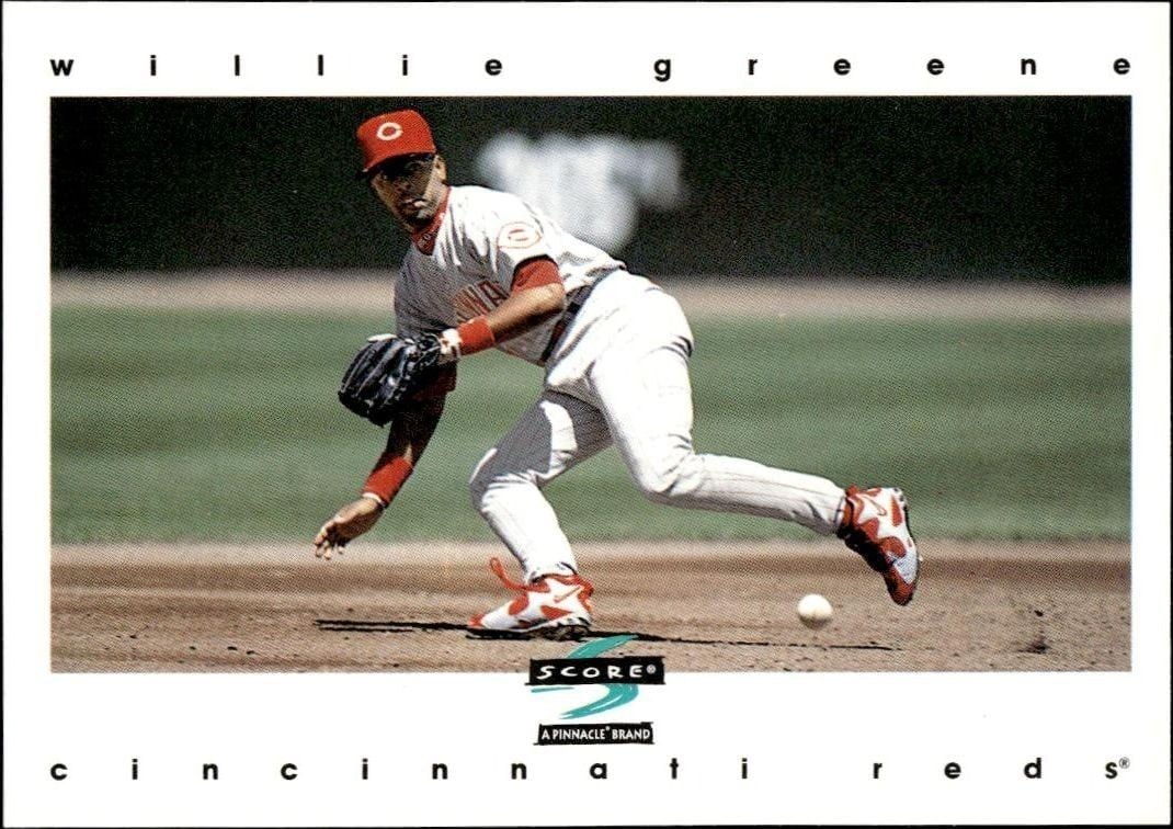 1997 Pinnacle Score Willie Greene #HR425 baseball trading card front