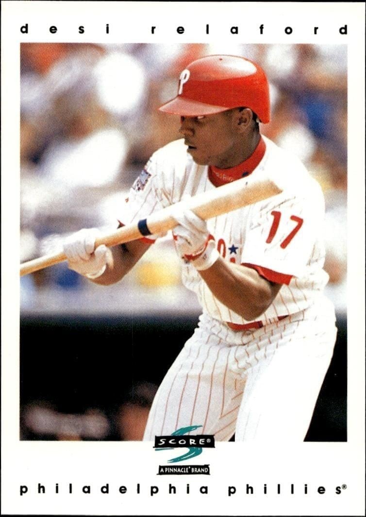 1997 Score Desi Relaford #298 trading card