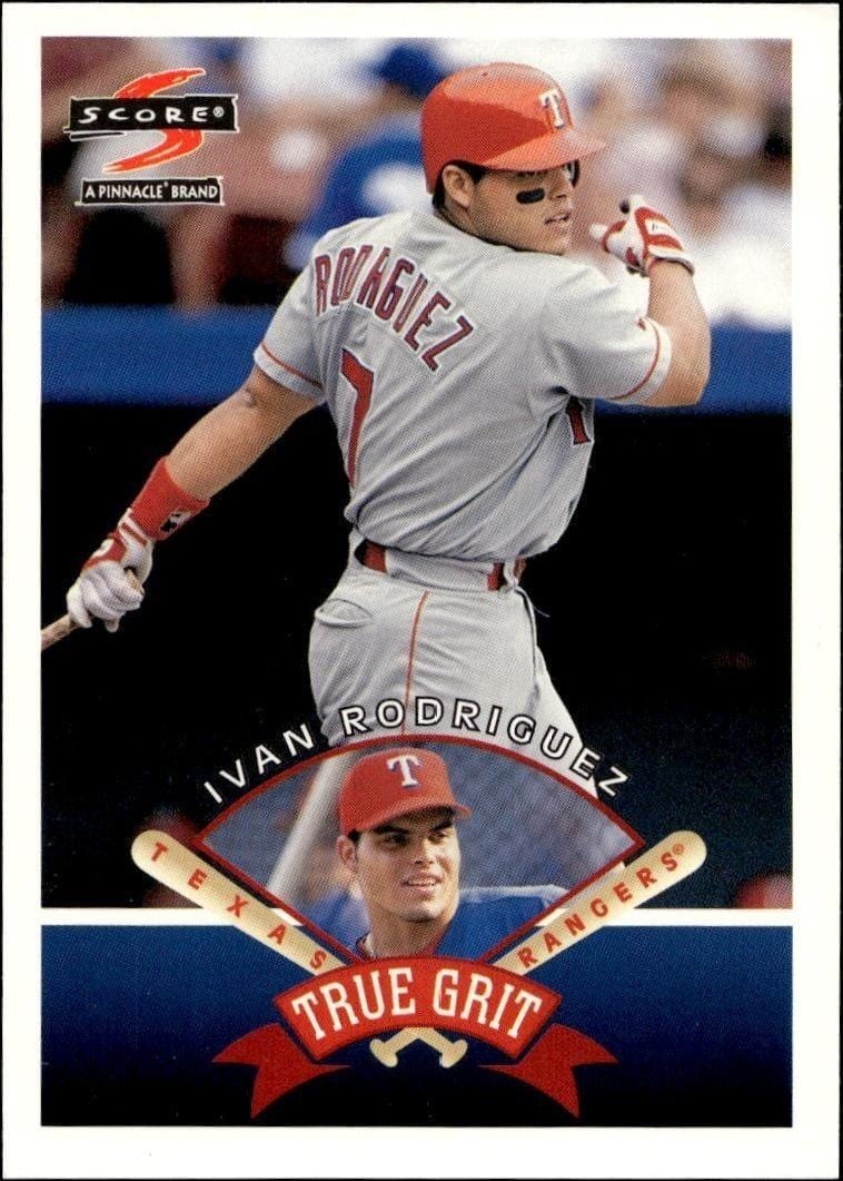 1997 Score Ivan Rodriguez #547 trading card
