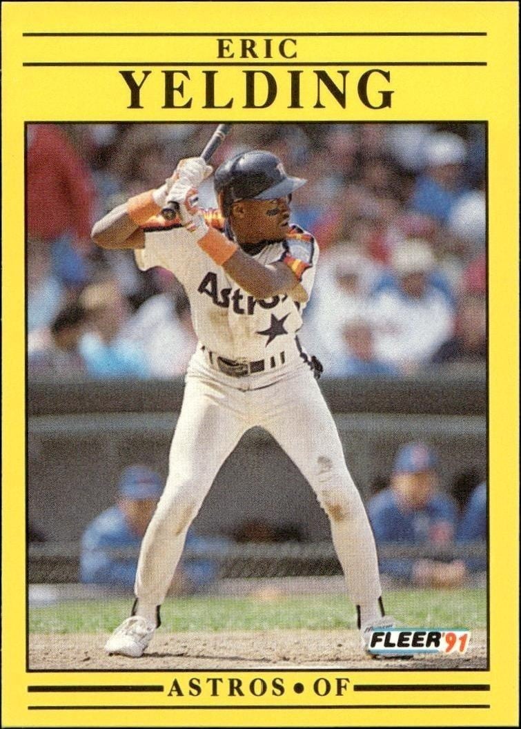 1991 Fleer Eric Yelding #520 trading card