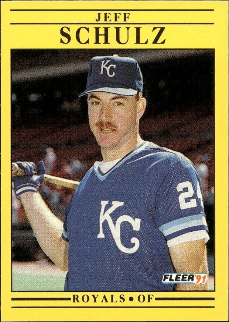 1991 Fleer Jeff Schulz #568 trading card