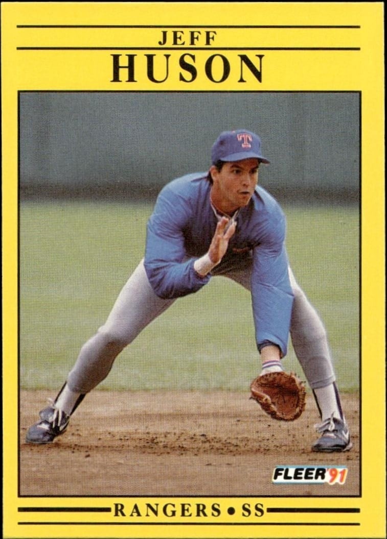 1991 Fleer Jeff Huson #289 trading card