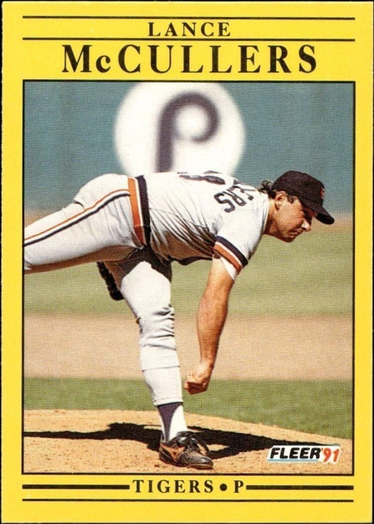 1991 Fleer Lance McCullers #342 trading card