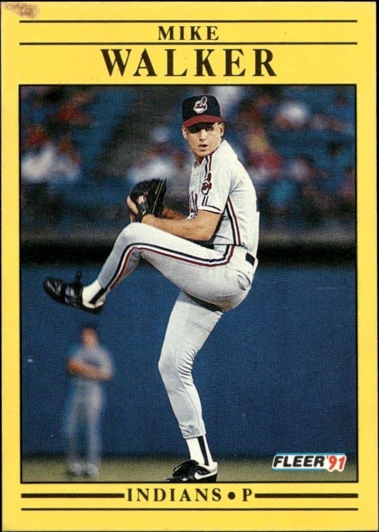 1991 Fleer Mike Walker #381 trading card