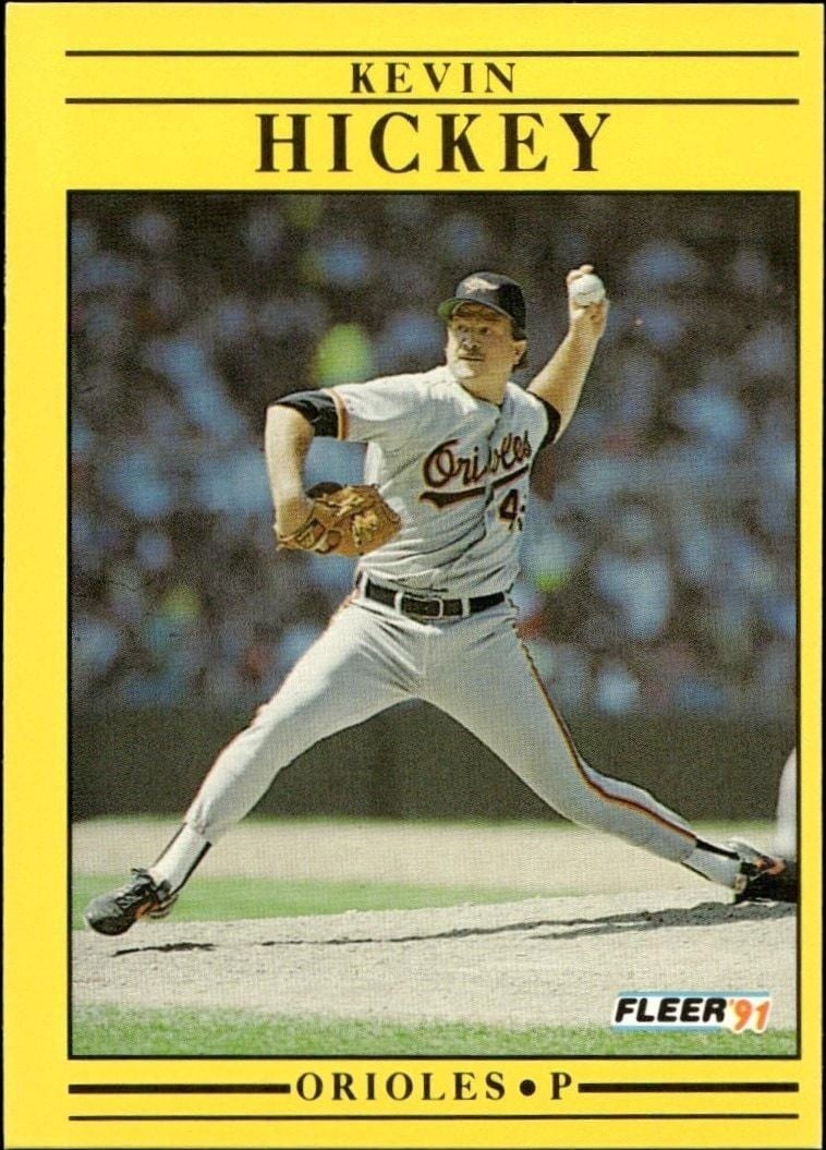 1991 Fleer Kevin Hickey #475 trading card