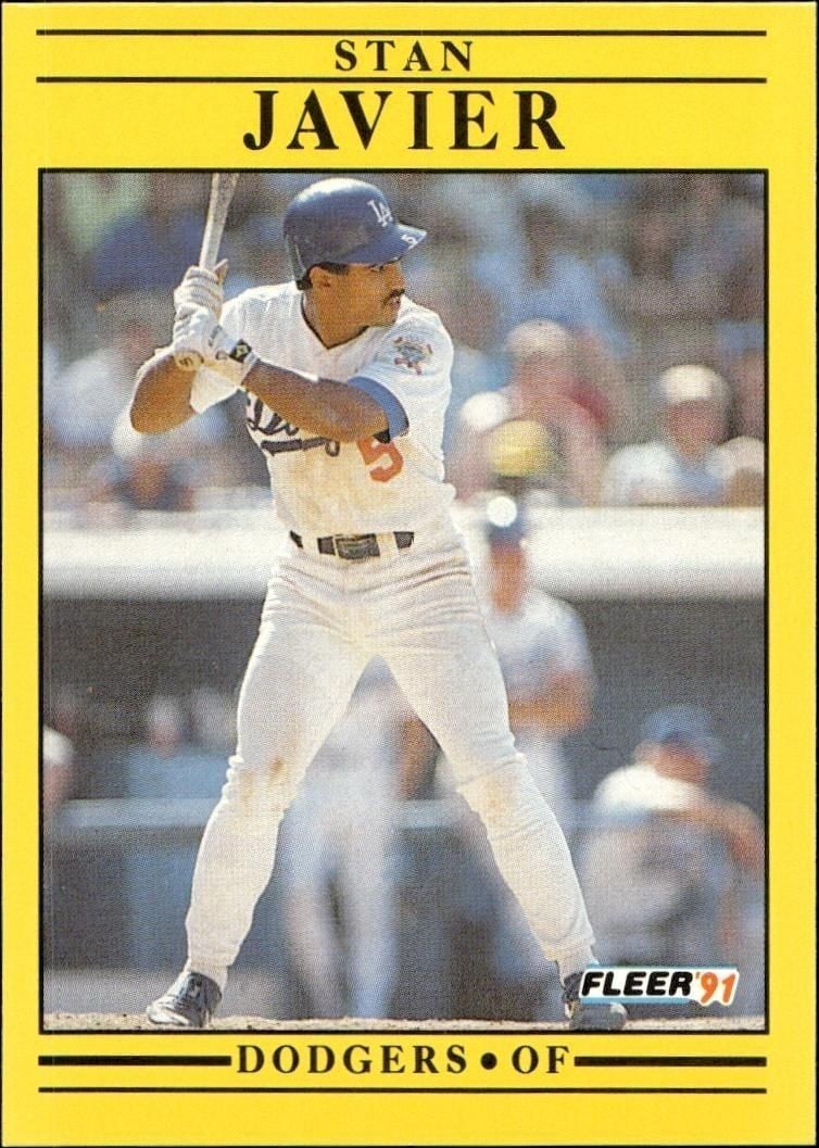 1991 Fleer Stan Javier #211 trading card