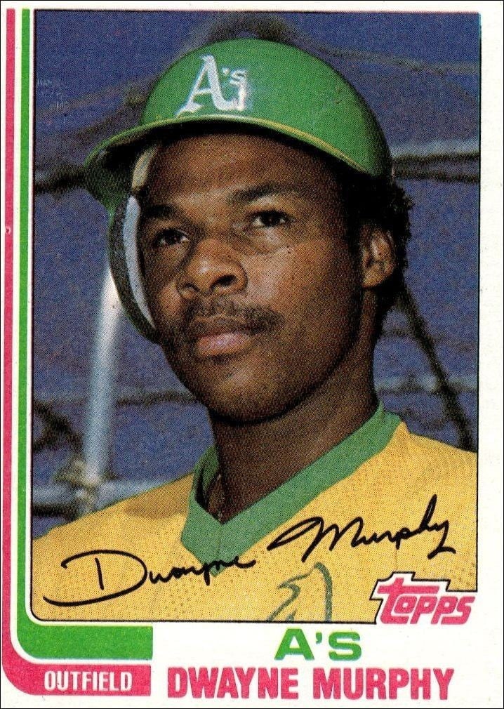 1982 Topps Dwayne Murphy #29 trading card