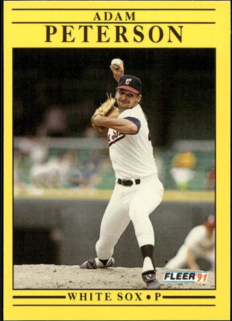1991 Fleer Adam Peterson #134 trading card