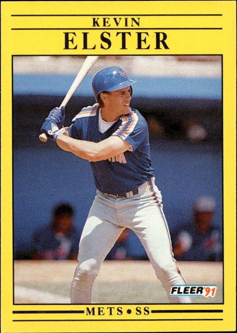 1991 Fleer Kevin Elster #145 trading card