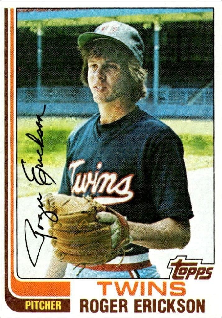 1982 Topps Roger Erickson #153 trading card