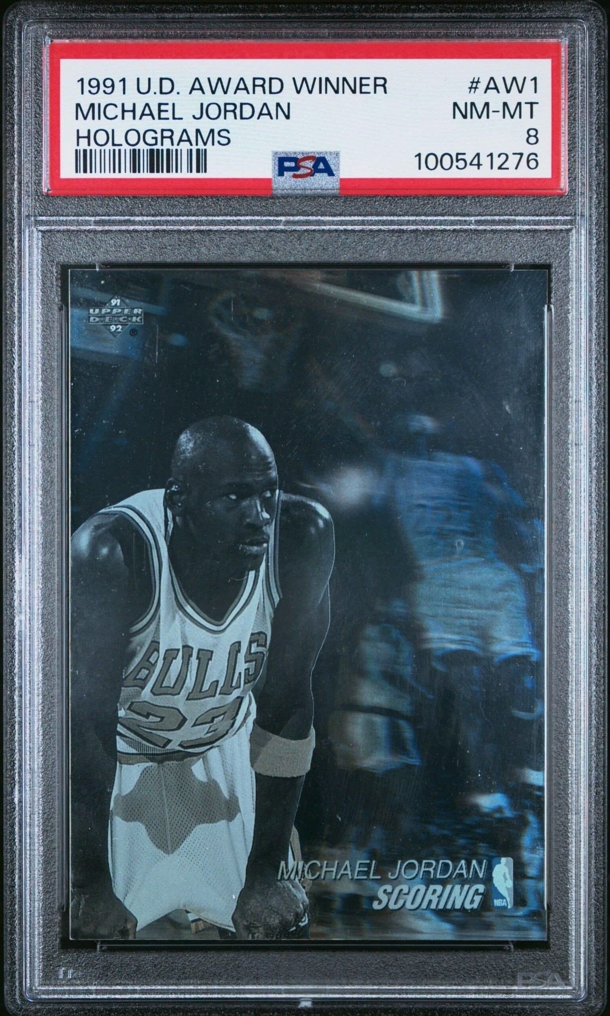 1991-92 Upper-Deck Award Winner Michael Jordan #AW1 trading card