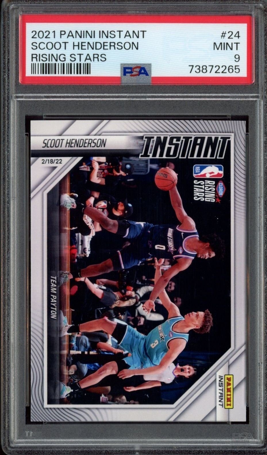 2021-22 Panini Instant Scoot Henderson #24 trading card