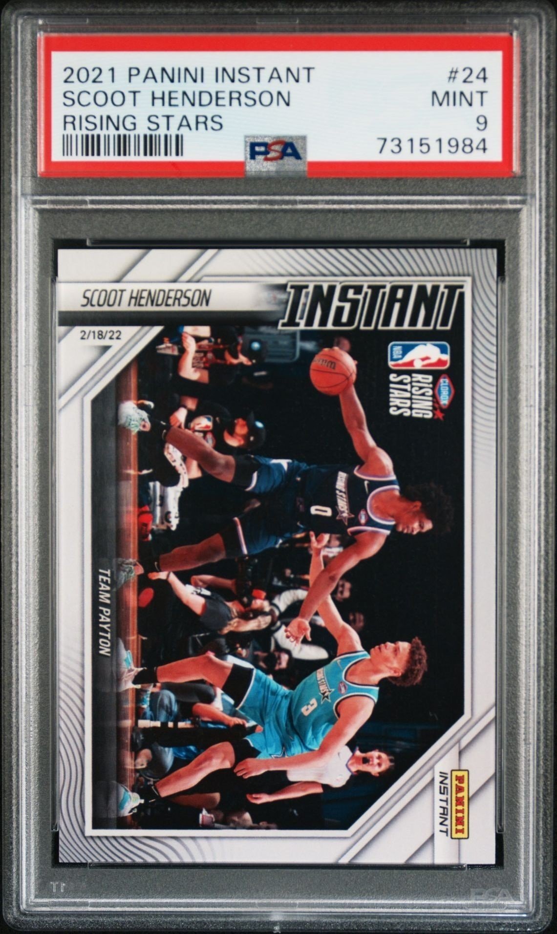 2021-22 Panini Instant Scoot Henderson #24 basketball trading card front