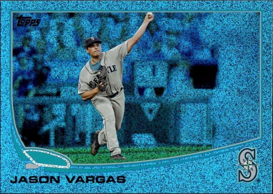 2013 Topps Series 1 Jason Vargas #82 trading card