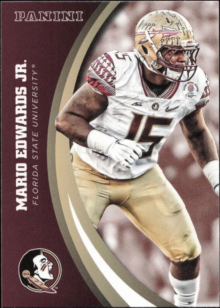 2015 Panini Florida State Seminoles Mario Edwards Jr. #39 trading card