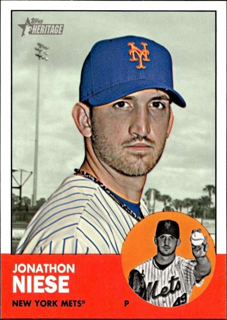 2012 Topps Jon Niese #H585 trading card