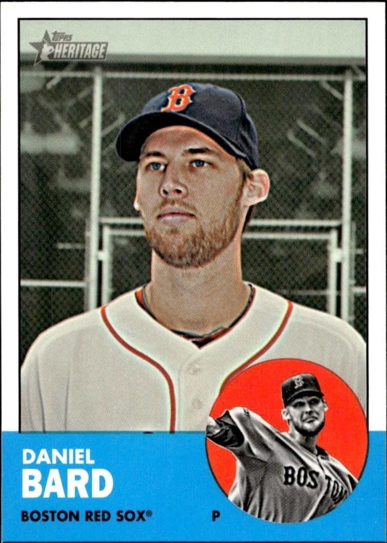 2012 Topps Heritage Daniel Bard #H636 baseball trading card front
