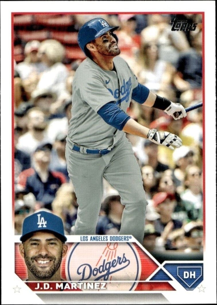 2023 Topps Series 2 J.D. Martinez #544 baseball trading card front