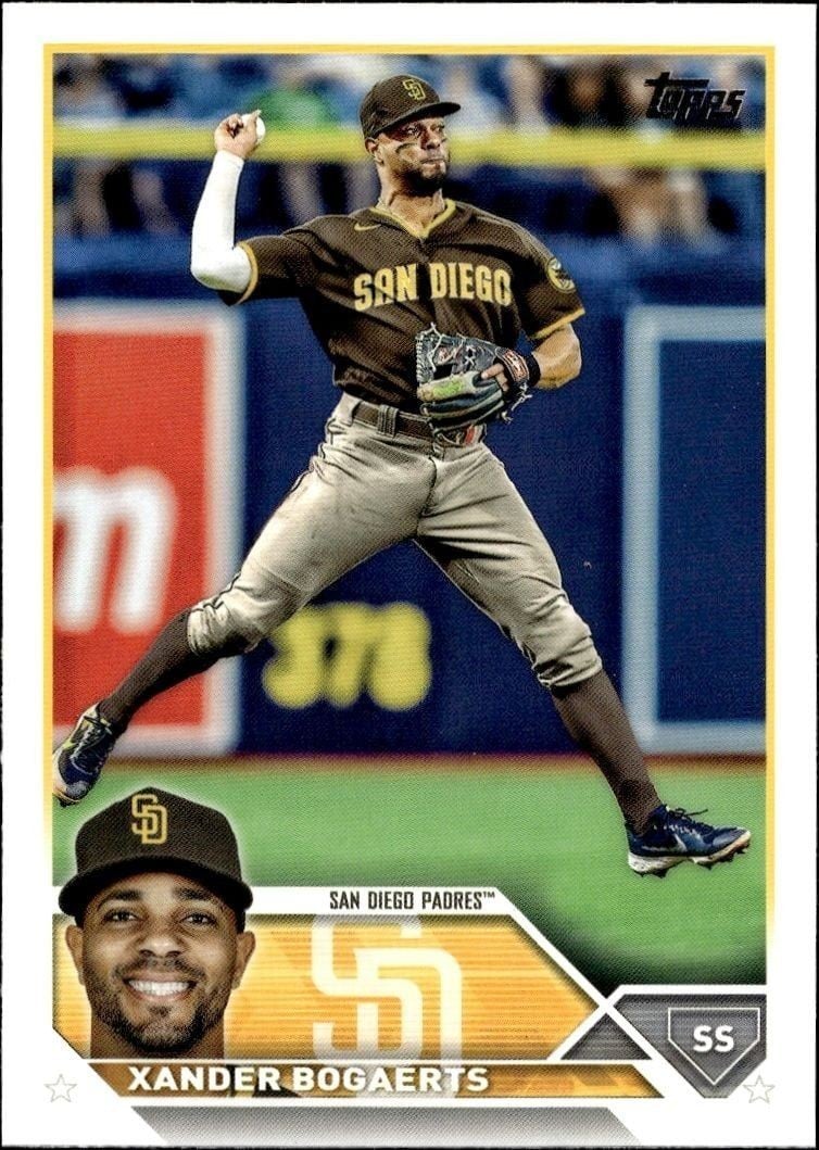 2023 Topps Series 1 Xander Bogaerts #125 trading card