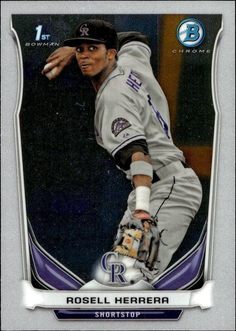 2014 Bowman Chrome Rosell Herrera #BCP4 trading card