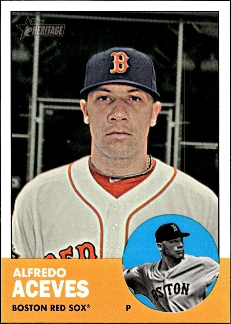 2012 Topps Heritage High Number Alfredo Aceves #H611 trading card