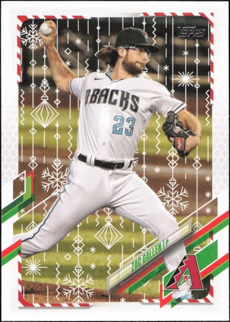 2021 Topps Holiday Zac Gallen #HW186 trading card