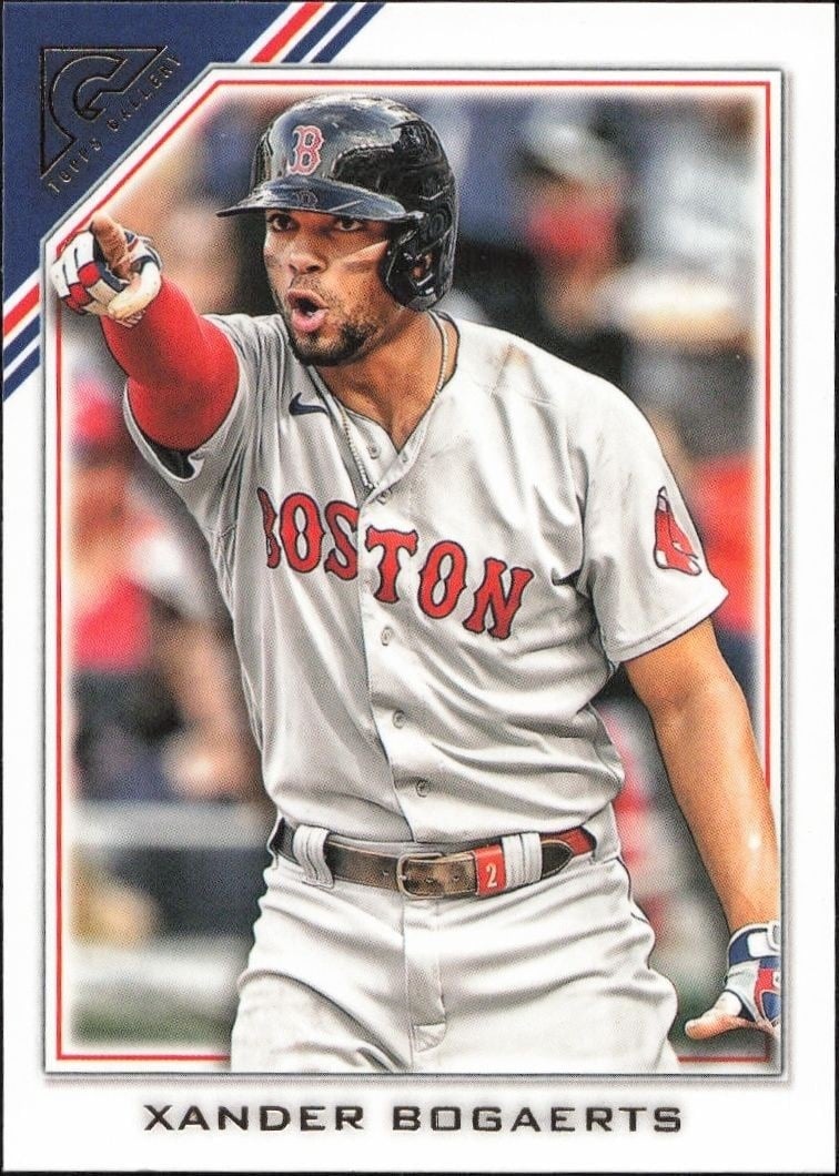 Xander Bogaerts 2022 Topps Gallery #151 Baseball Trading Card - Front 2022 Topps Gallery Xander Bogaerts #151 baseball trading card front