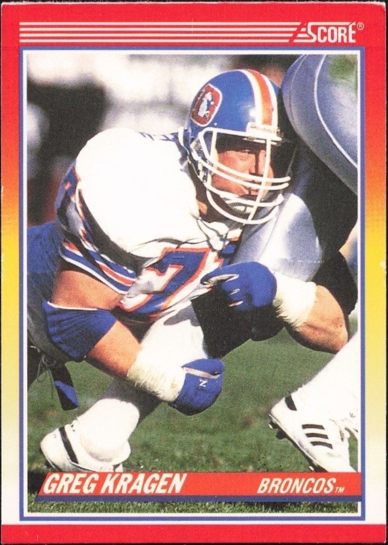 1990 Score Greg Kragen #660 trading card